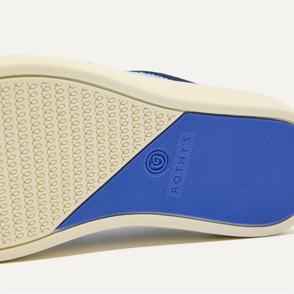 Rothy's The Kids Strap Sneaker in Berry Blue