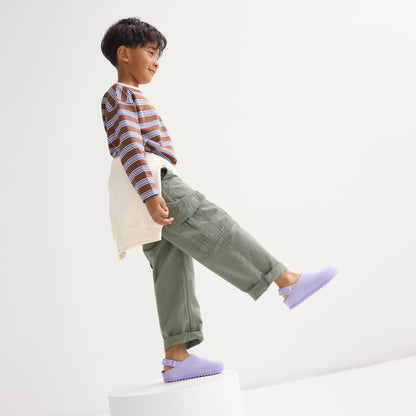 Rothy's The Kids Clog in Soft Orchid