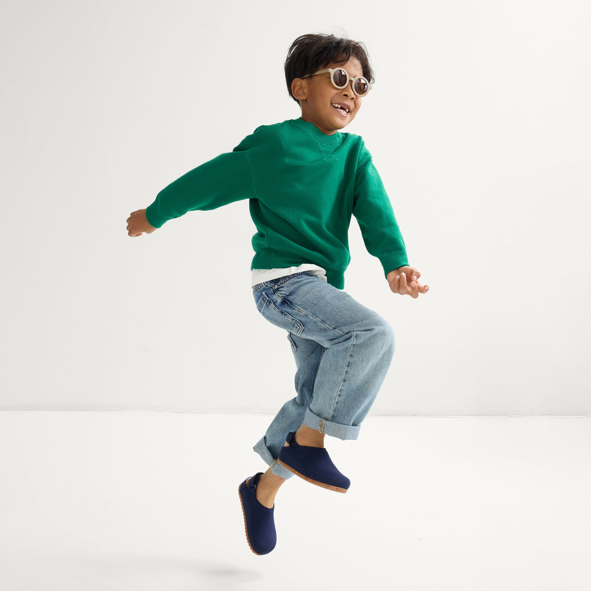 Rothy's The Kids Clog in Deep Navy
