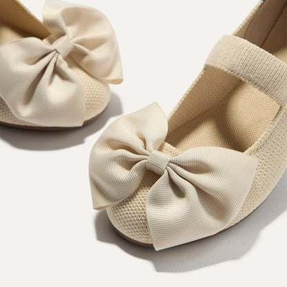 Rothy's The Kids Big Bow Mary Jane in Conch
