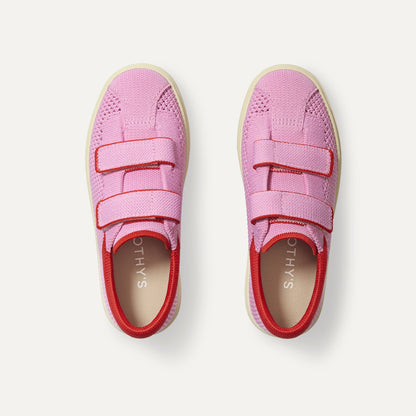 Rothy's The Kids Strap Sneaker in Tutu Open-Knit