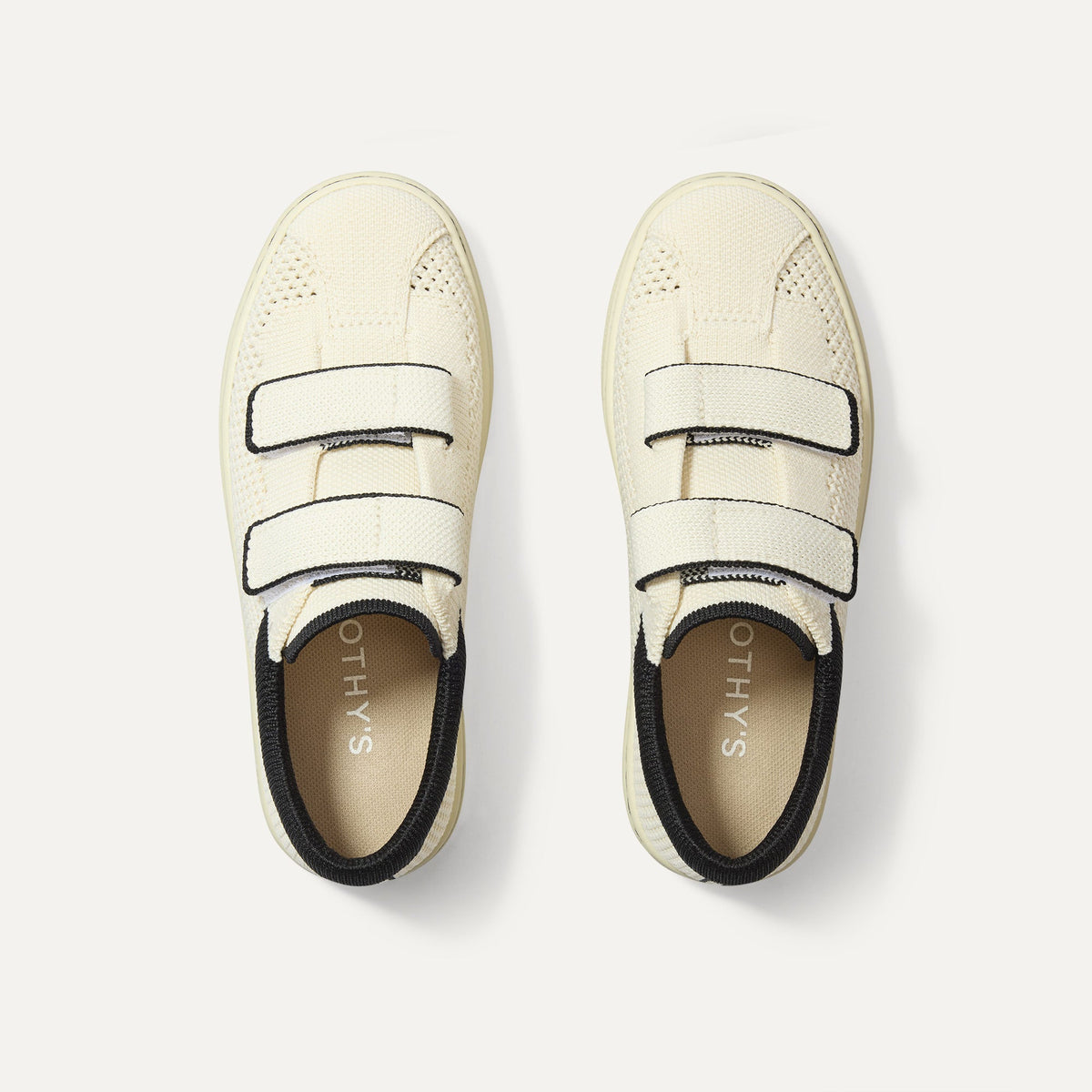 Rothy's The Kids Strap Sneaker in Chess Open-Knit