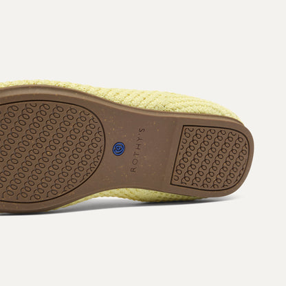 Rothy's The Kids Mary Jane in Lemonade Open-Knit