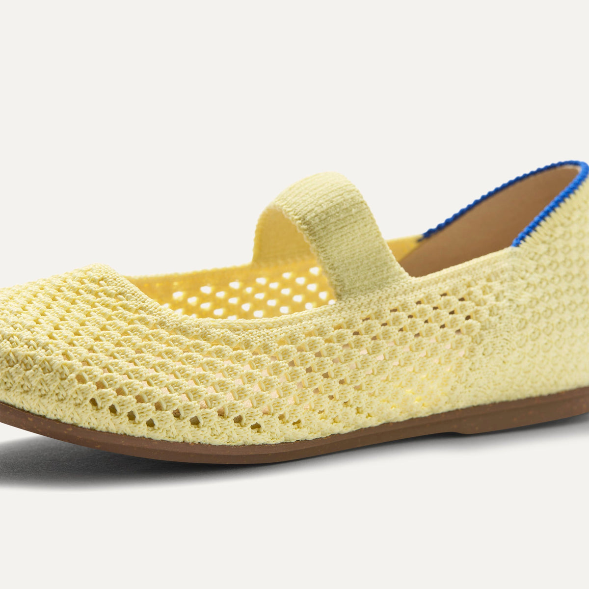 Rothy's The Kids Mary Jane in Lemonade Open-Knit