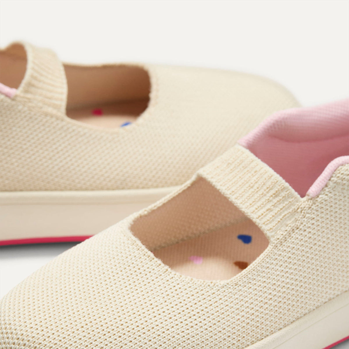 Rothy's Kids MJ Sneaker in Cream Puff