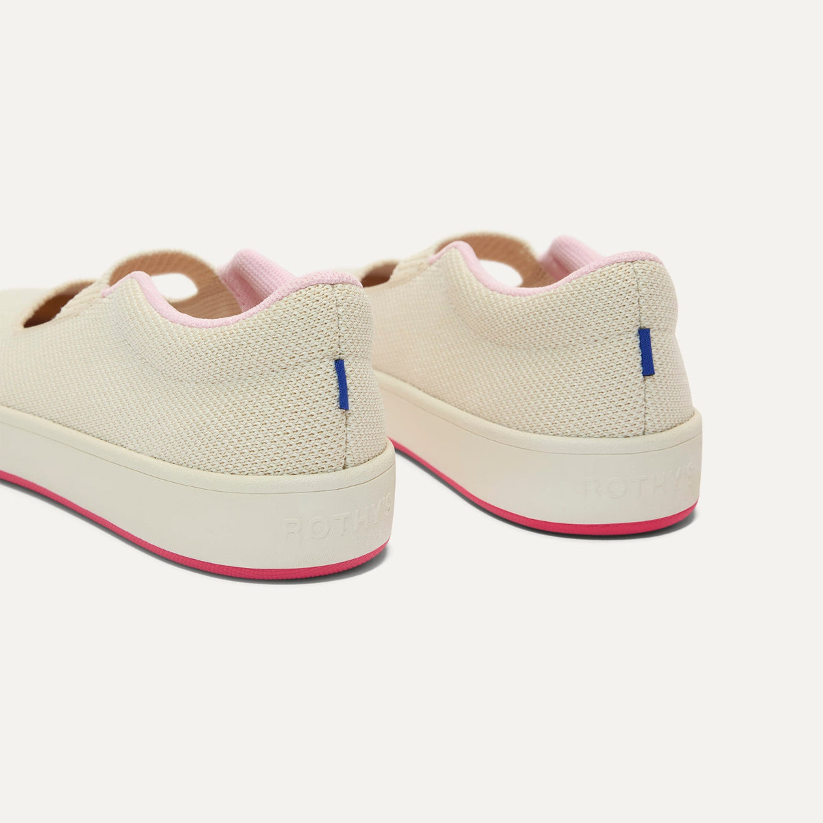 Rothy's Kids MJ Sneaker in Cream Puff