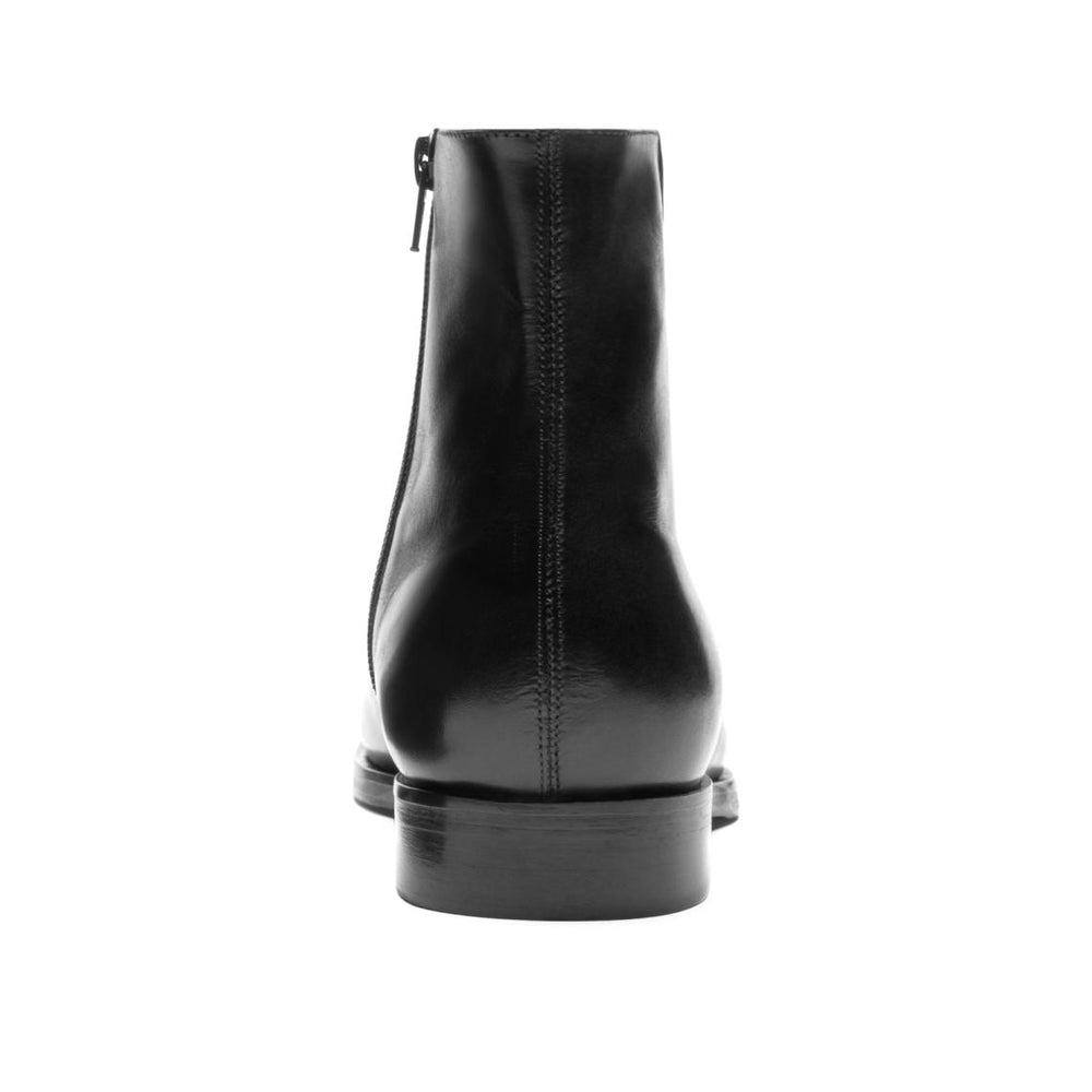 Bruno Magli Boots | Men Calvin Side Zip Leather Boot-Black