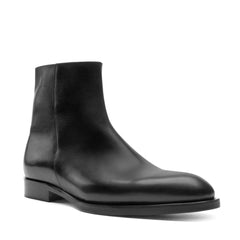 Bruno Magli Boots | Men Calvin Side Zip Leather Boot-Black
