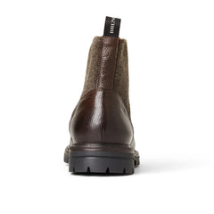 Bruno Magli Boots | Men Hunter Contemporary Lace Up Stretch Boot- Dark Brown