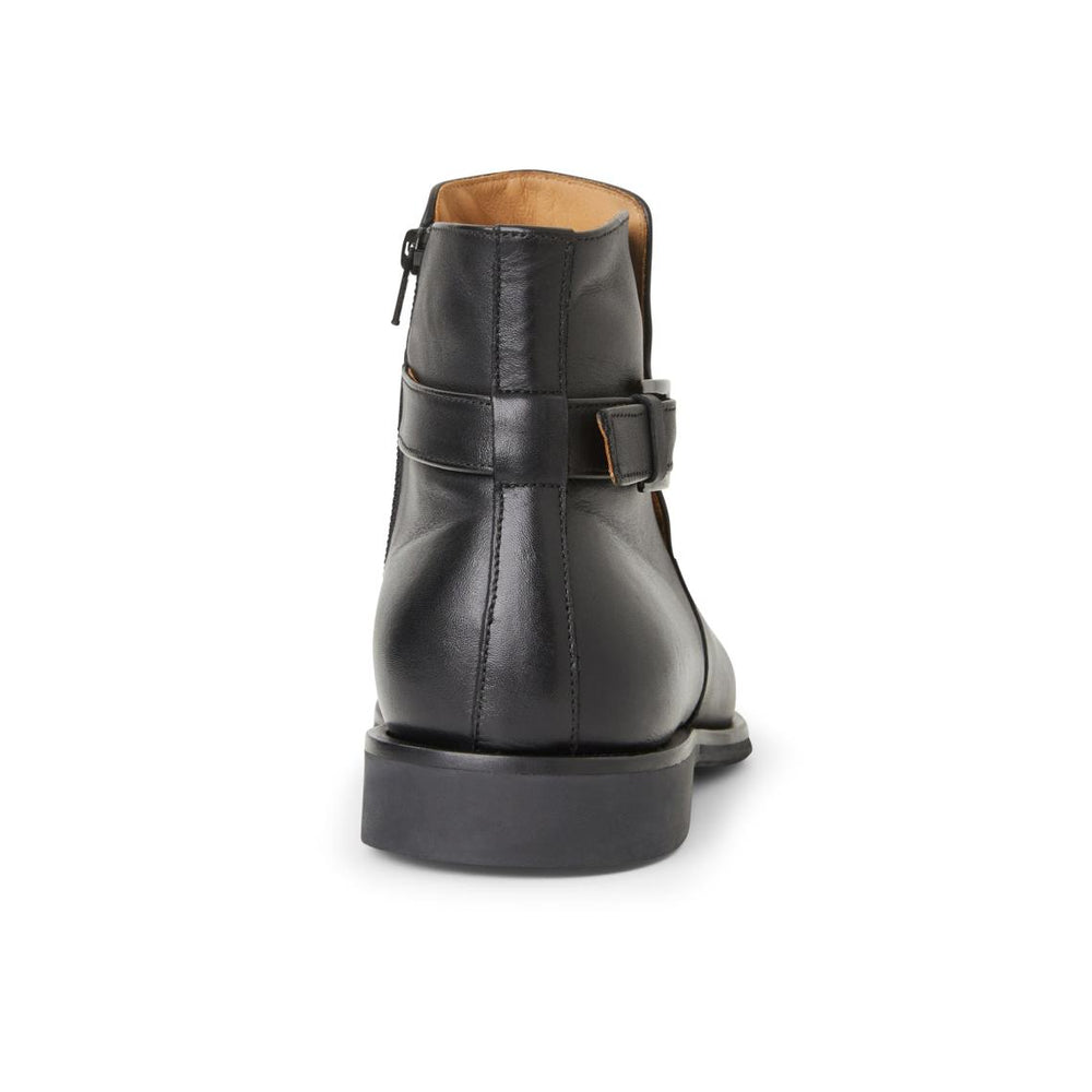 Bruno Magli Boots | Men Rubino Leather Side Zip Boot- Black