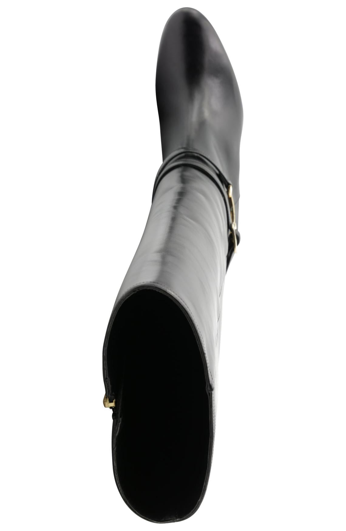 Bruno Magli Boots | Women Adriana Knee High Block Heel Leather Boot - Black