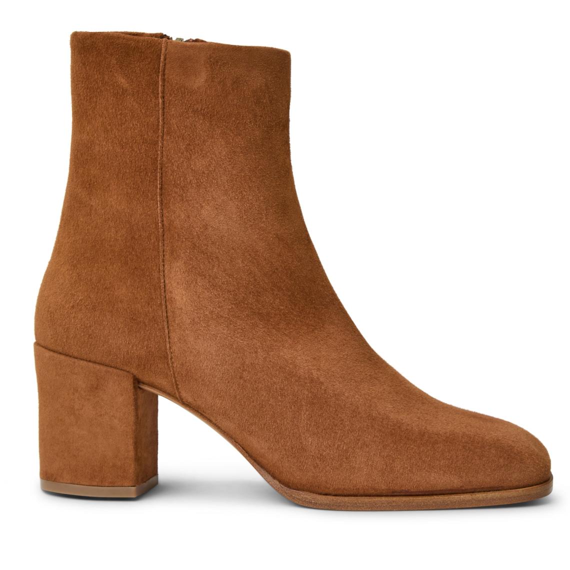 Bruno Magli Boots | Women Fenice Side Zip Boot Cognac Suede