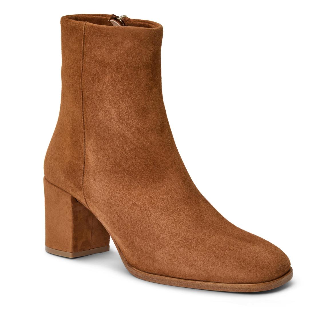 Bruno Magli Boots | Women Fenice Side Zip Boot Cognac Suede