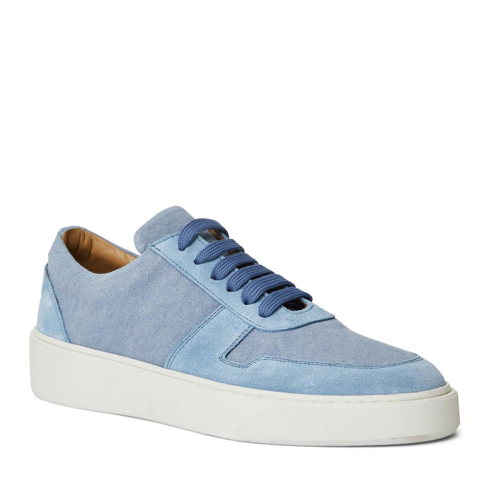 Bruno Magli Casual Shoes | Men Darian Sneaker Light Blue Canvas