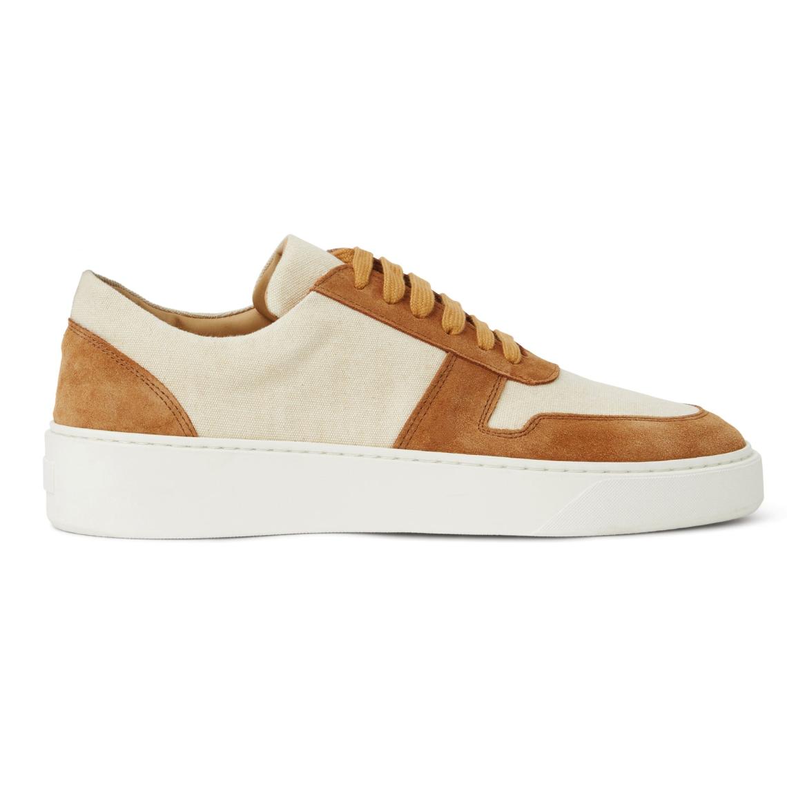 Bruno Magli Casual Shoes | Men Darian Sneaker Sand Canvas