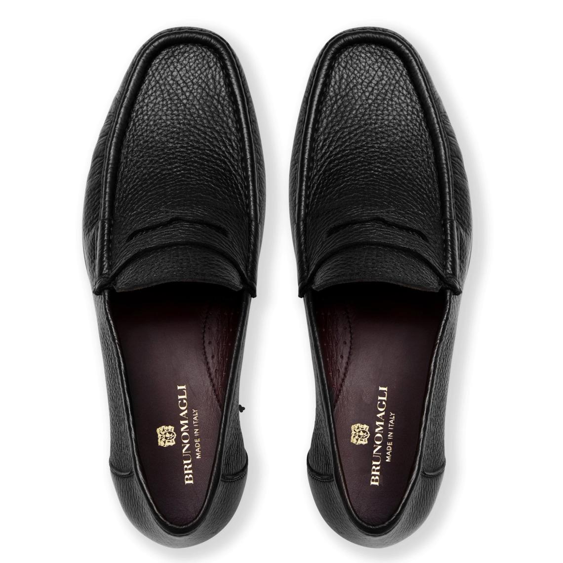 Bruno Magli Casual Shoes | Men Tonio Slip On Loafer Black Cervo Leather
