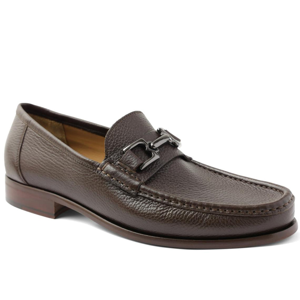 Bruno Magli Casual Shoes | Men Trieste Classic Leather Moccasin - Dark Brown Cervo