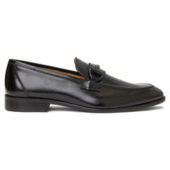 Bruno Magli Dress Shoes | Men Alessio Slip On Black Bit Loafer Black Leather