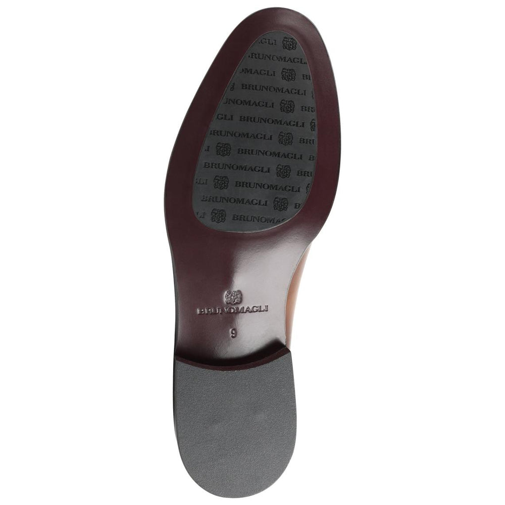 Bruno Magli Dress Shoes | Men Alpha Classic Bit Leather Loafer - Cognac