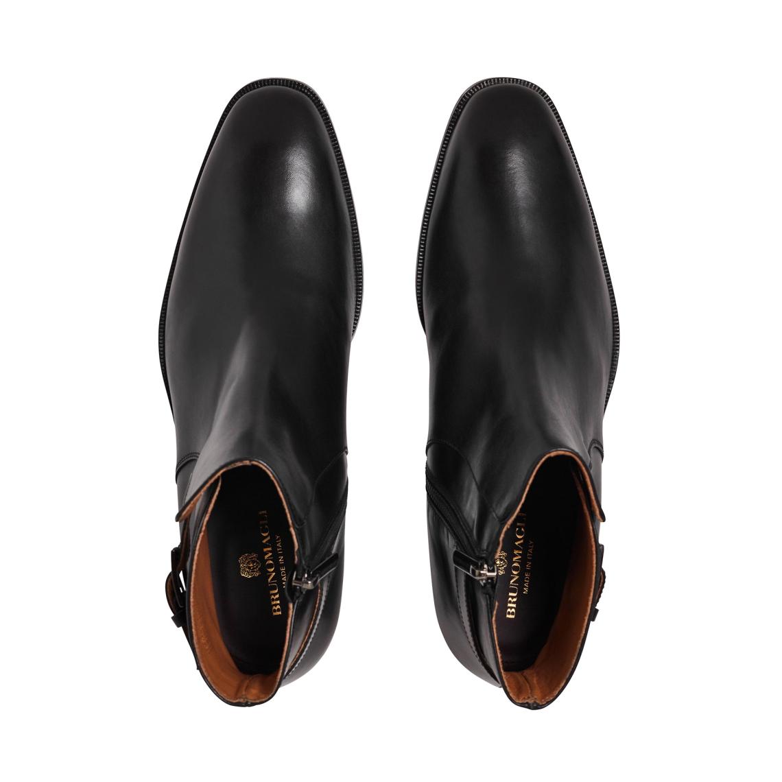Bruno Magli Dress Shoes | Men Angiolini Leather Dress Boot - Black