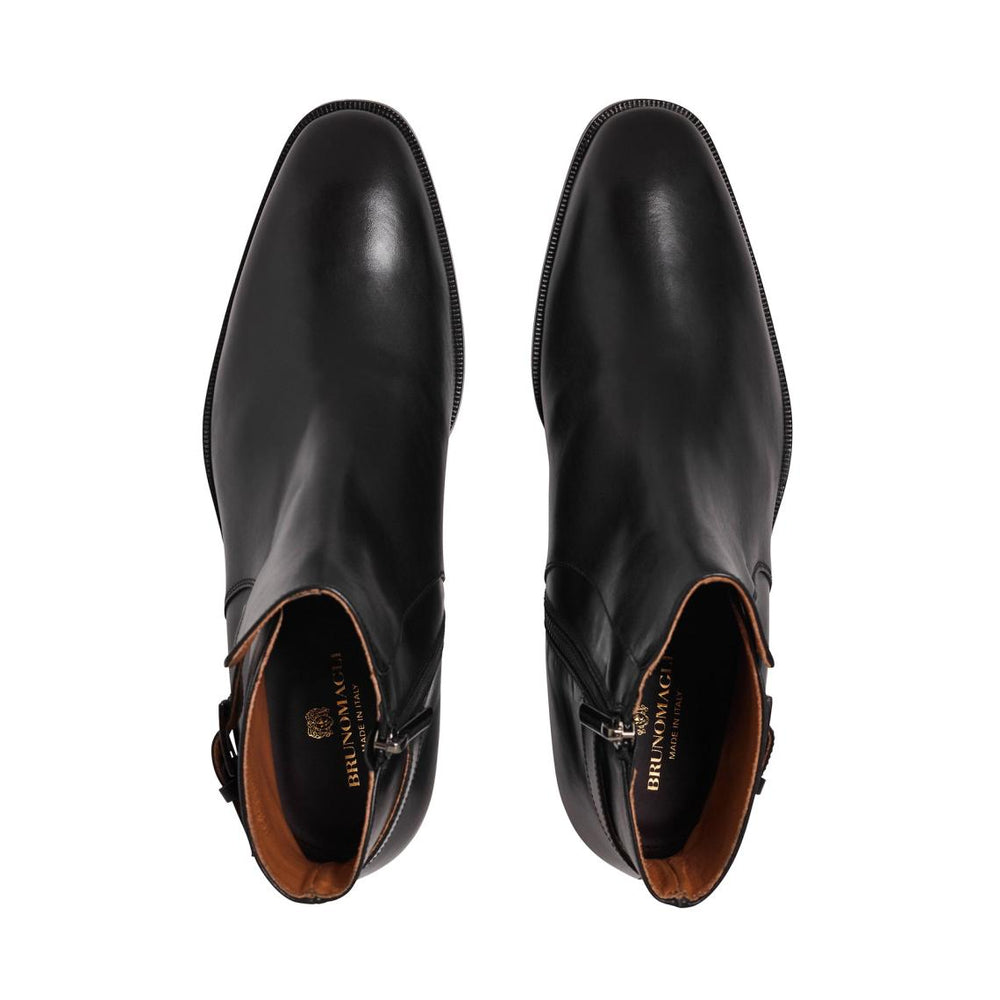 Bruno Magli Dress Shoes | Men Angiolini Leather Dress Boot - Black