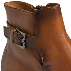 Bruno Magli Dress Shoes | Men Angiolini Leather Dress Boot - Cognac