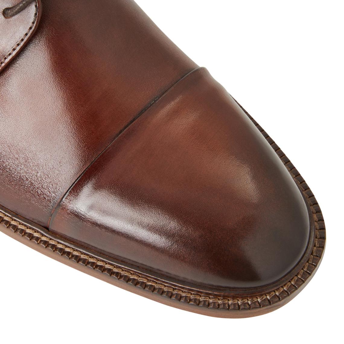 Bruno Magli Dress Shoes | Men Aydin Cap Toe Leather Derby-Cognac