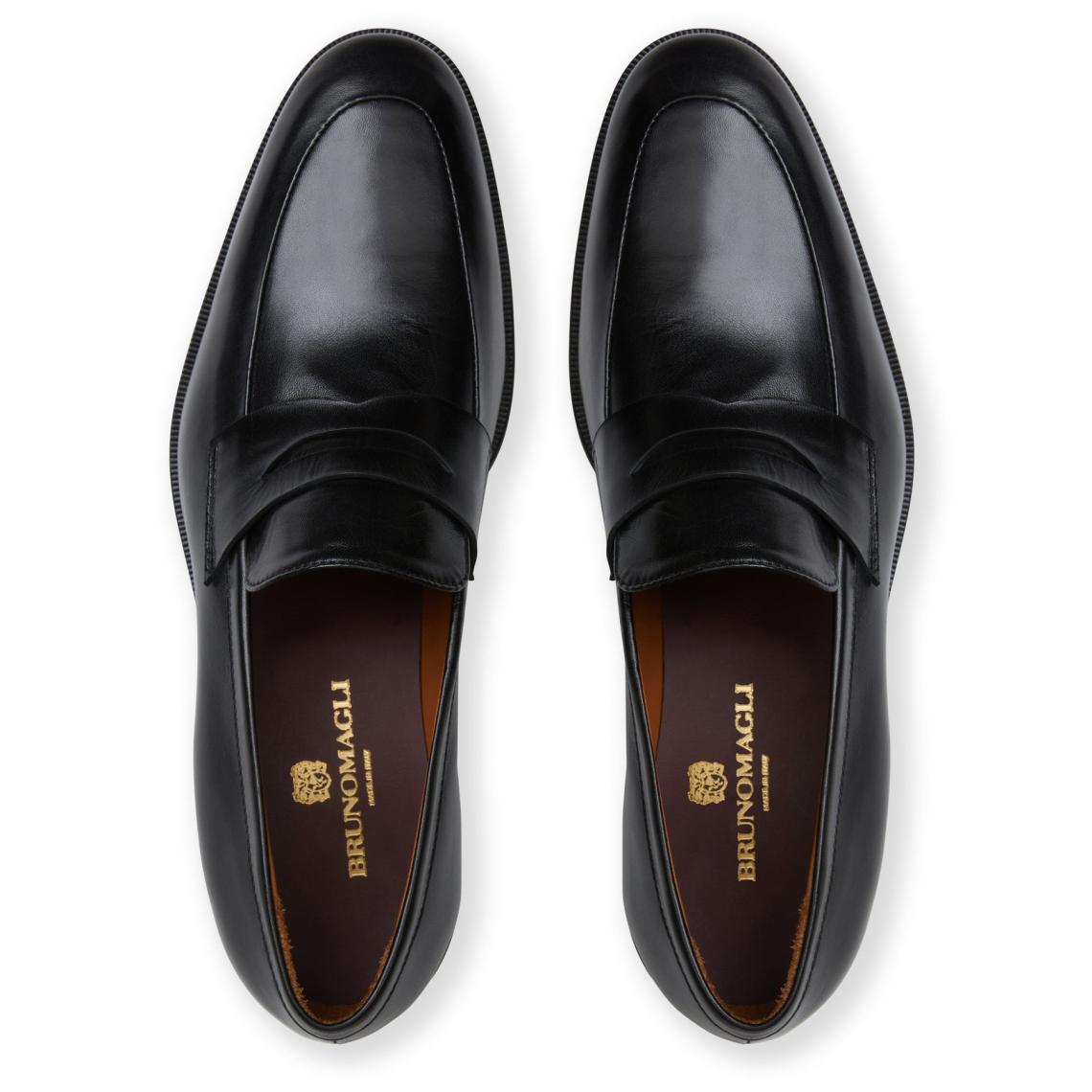Bruno Magli Dress Shoes | Men Maioco Slip On Loafer Black Leather