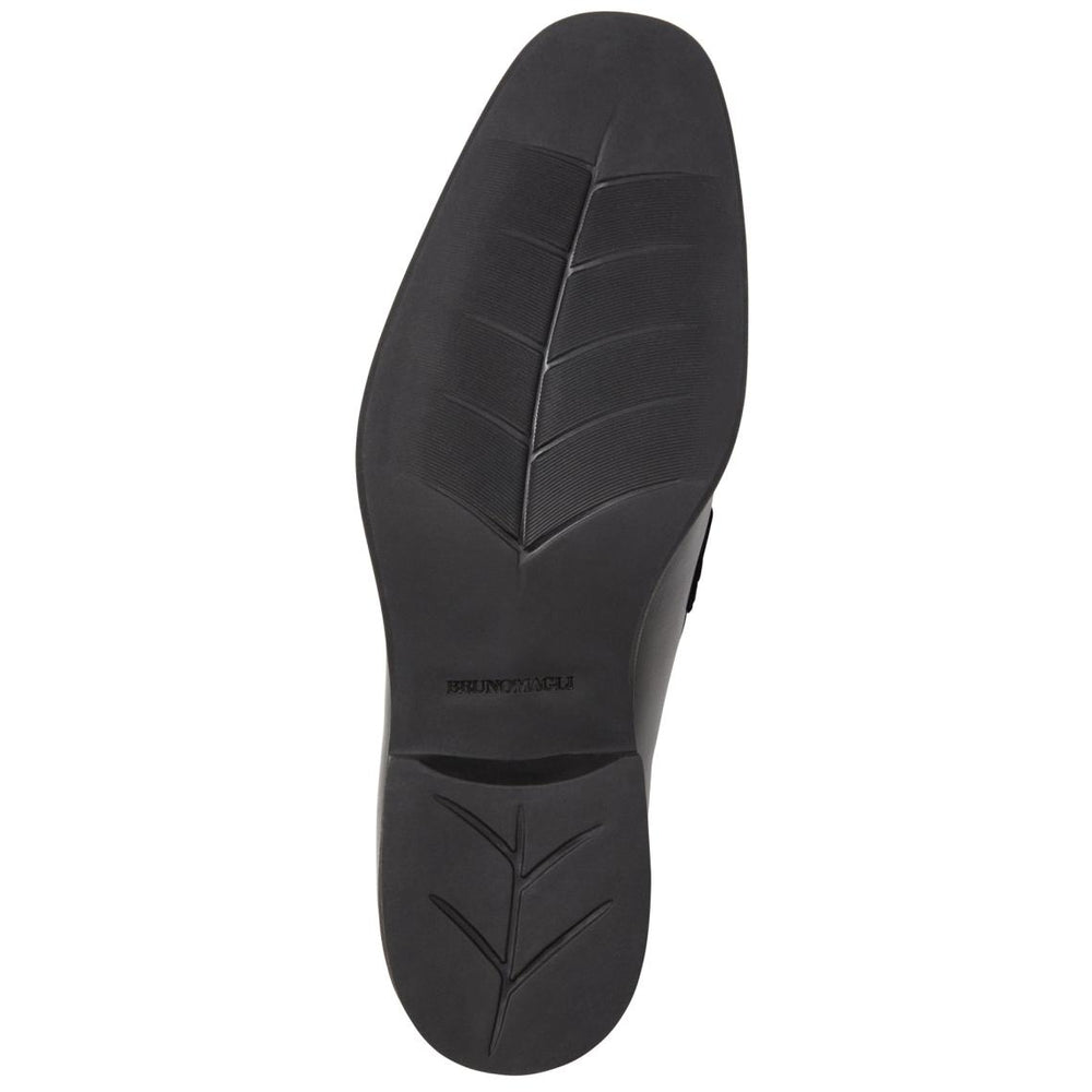 Bruno Magli Dress Shoes | Men Raging Bit Leather Loafer-Black