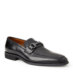 Bruno Magli Dress Shoes | Men Raging Bit Leather Loafer-Black