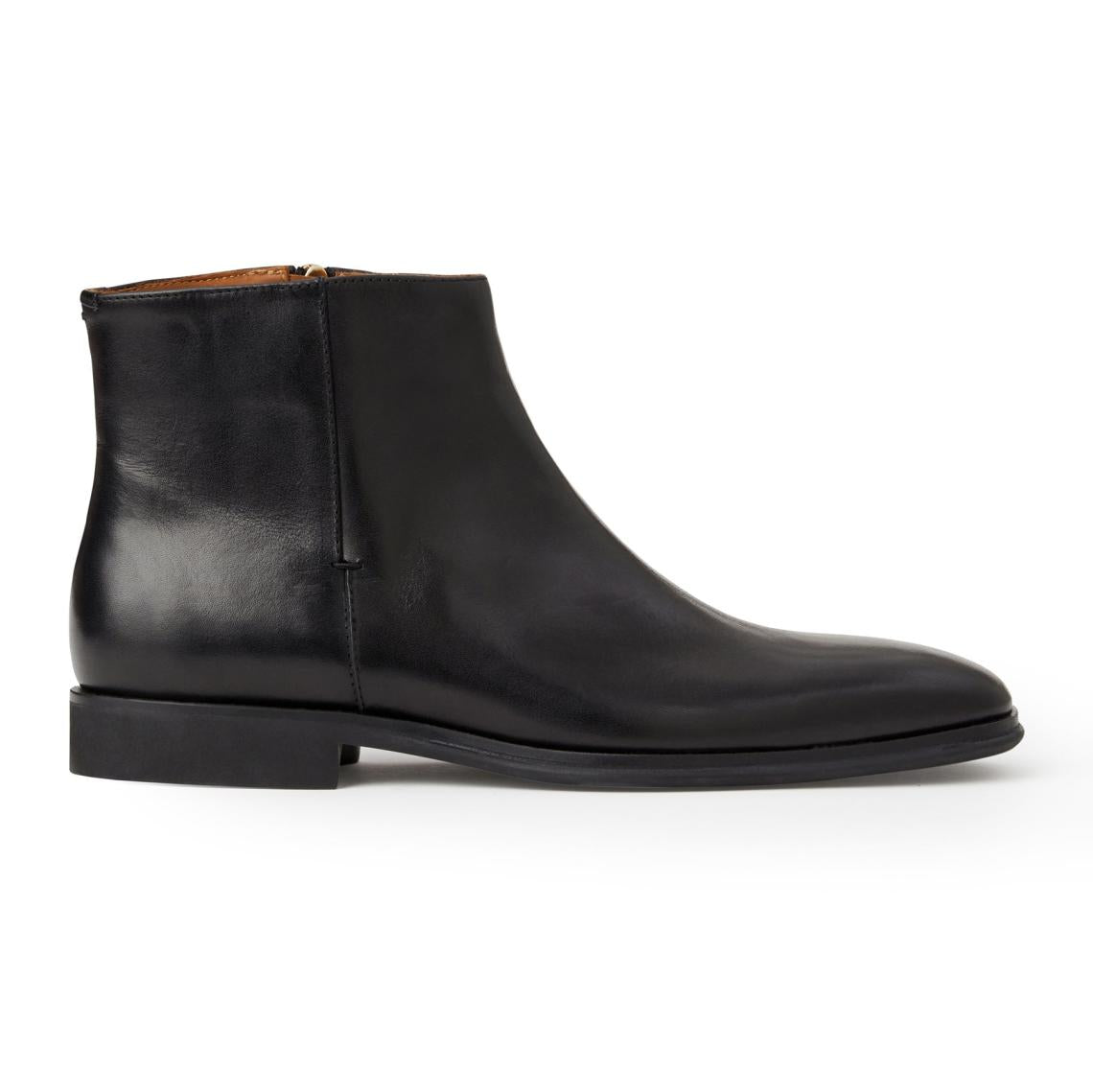 Bruno Magli Dress Shoes | Men Raging Leather Side Zip Boot-Black