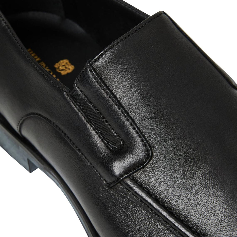 Bruno Magli Dress Shoes | Men Raging Leather Slip-on - Black Leather