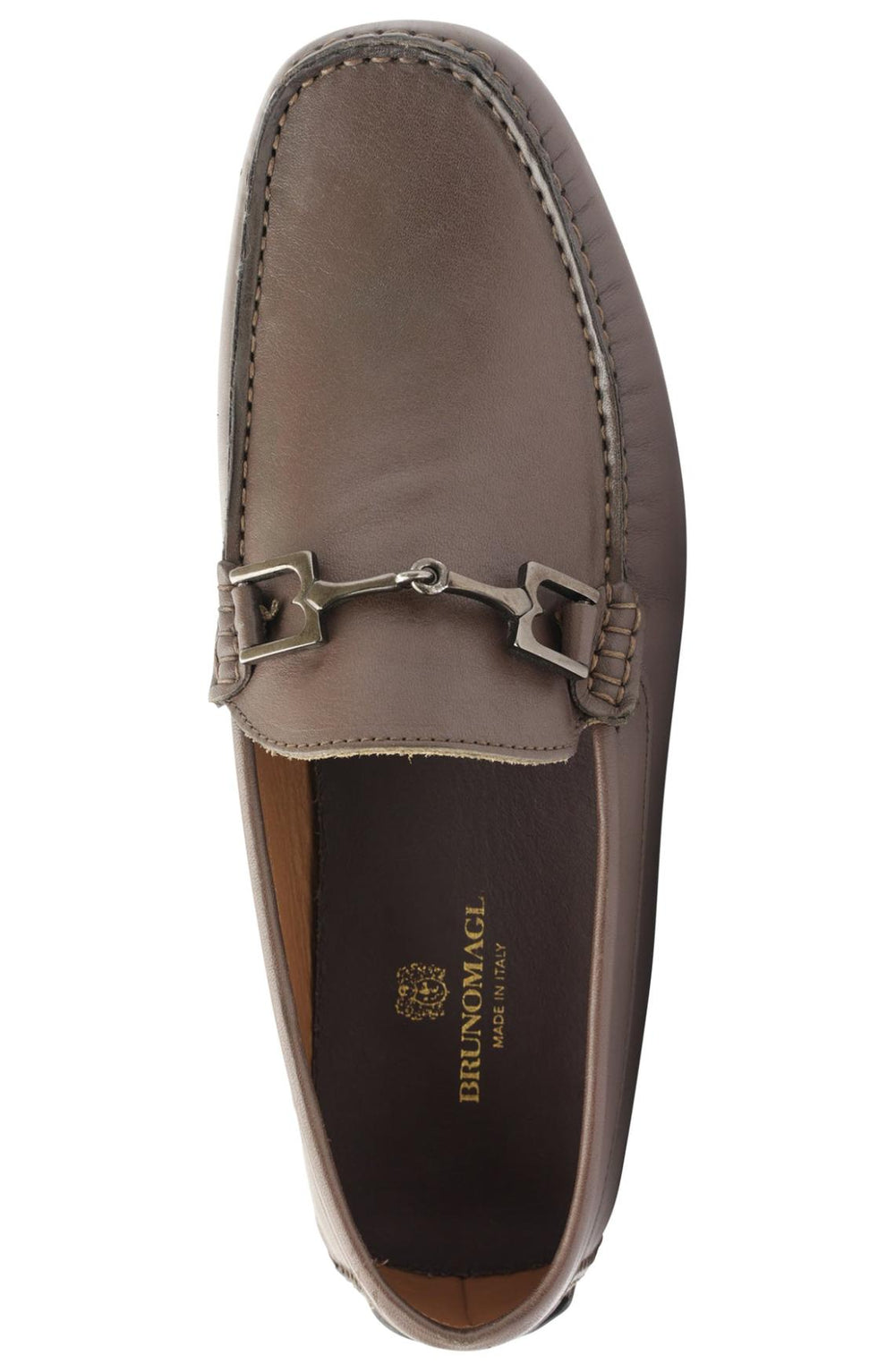 Bruno Magli Dress Shoes | Men Xander Leather Driving Moccasin - Brown