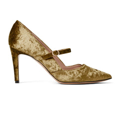 Bruno Magli Evening | Women Gemma Mary Jane Pump - Olive Velvet