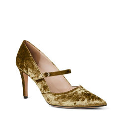 Bruno Magli Evening | Women Gemma Mary Jane Pump - Olive Velvet
