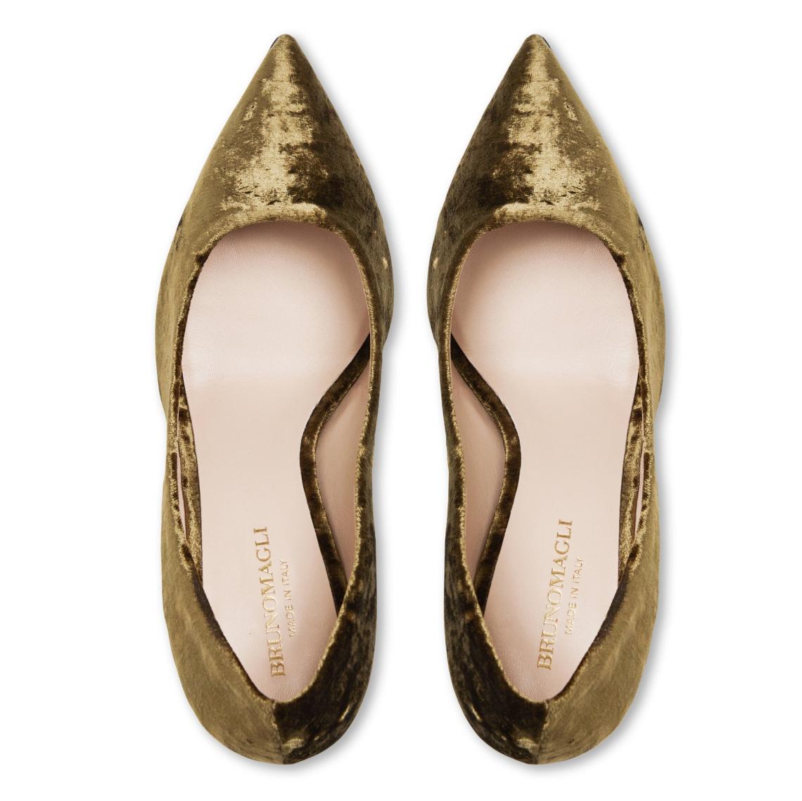 Bruno Magli Evening | Women Telma Pointed Toe Pump- Olive Velvet
