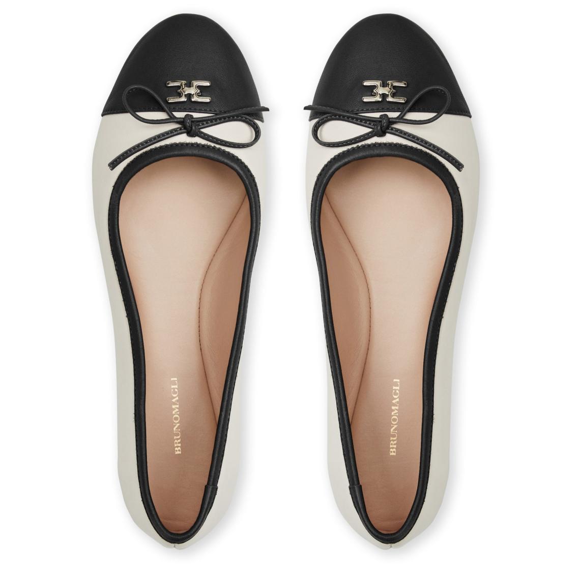 Bruno Magli Flats &amp; Loafers | Women DONATELLA Ballet Flat BLACK/CREAM