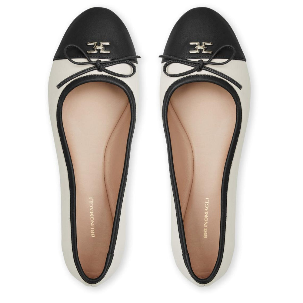 Bruno Magli Flats &amp; Loafers | Women DONATELLA Ballet Flat BLACK/CREAM