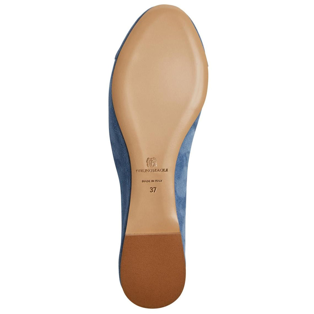 Bruno Magli Flats &amp; Loafers | Women DONATELLA Ballet Flat LIGHT BLUE SUEDE