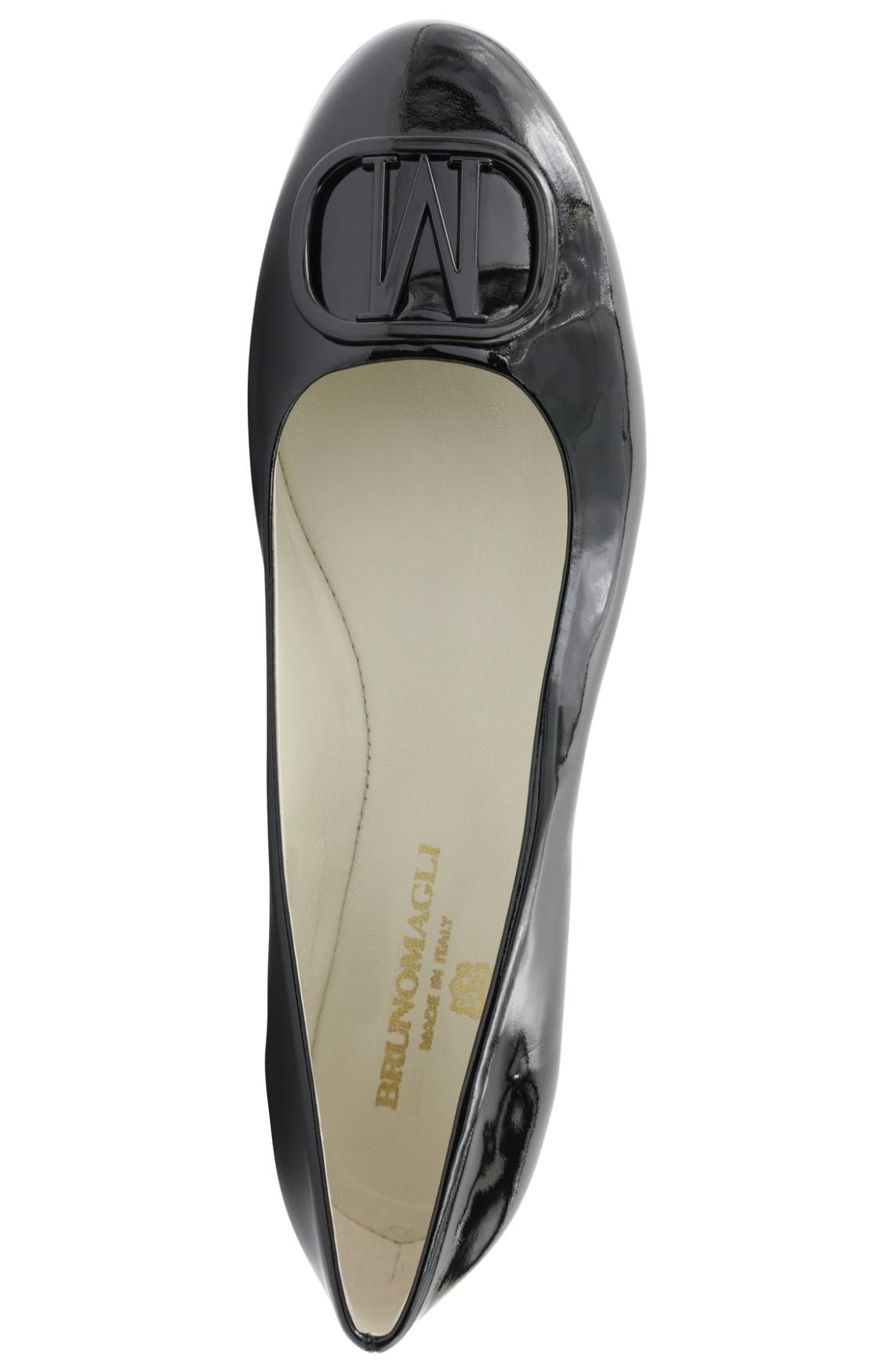 Bruno Magli Flats &amp; Loafers | Women Mimi Signature Leather Ballet Flat - Black Patent