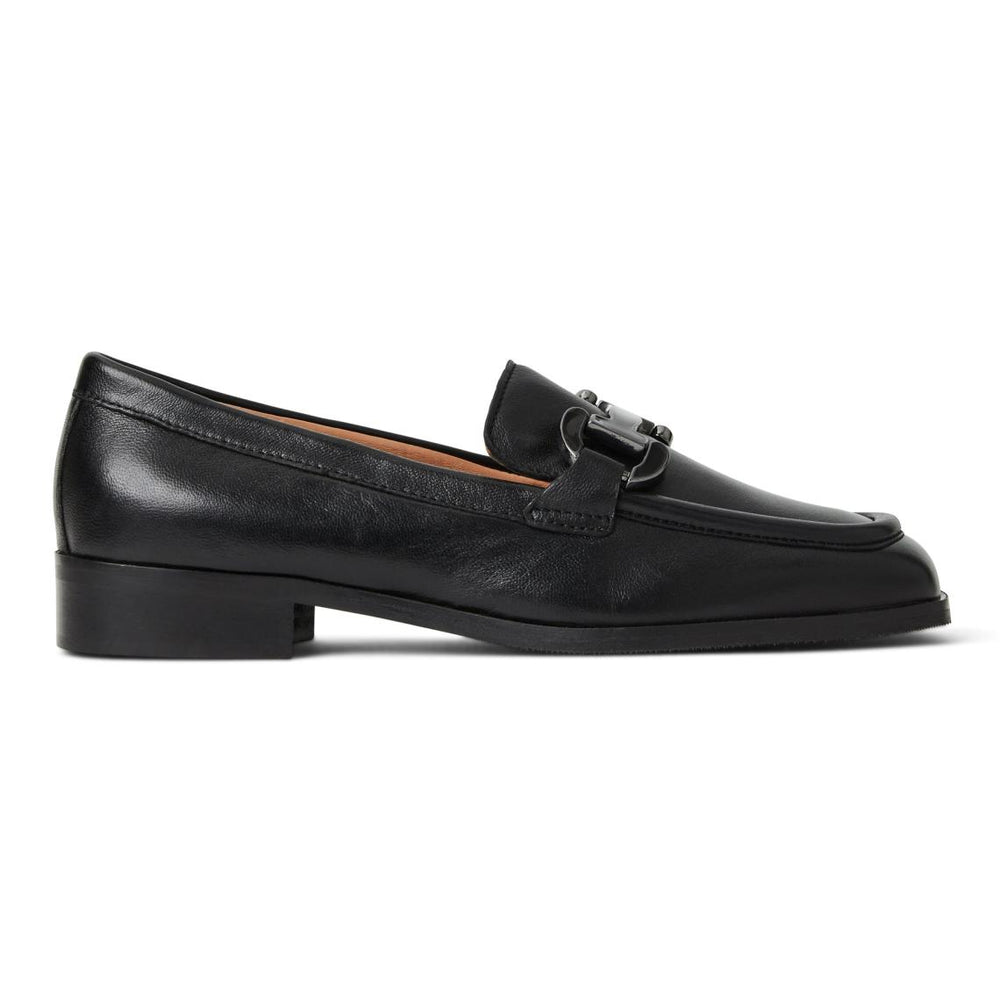 Bruno Magli Flats &amp; Loafers | Women Natalie Square Toe Loafer-Black Leather