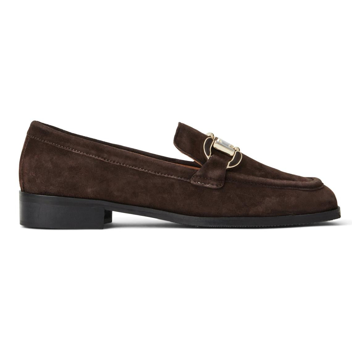 Bruno Magli Flats &amp; Loafers | Women Natalie Square Toe Loafer-Brown Suede