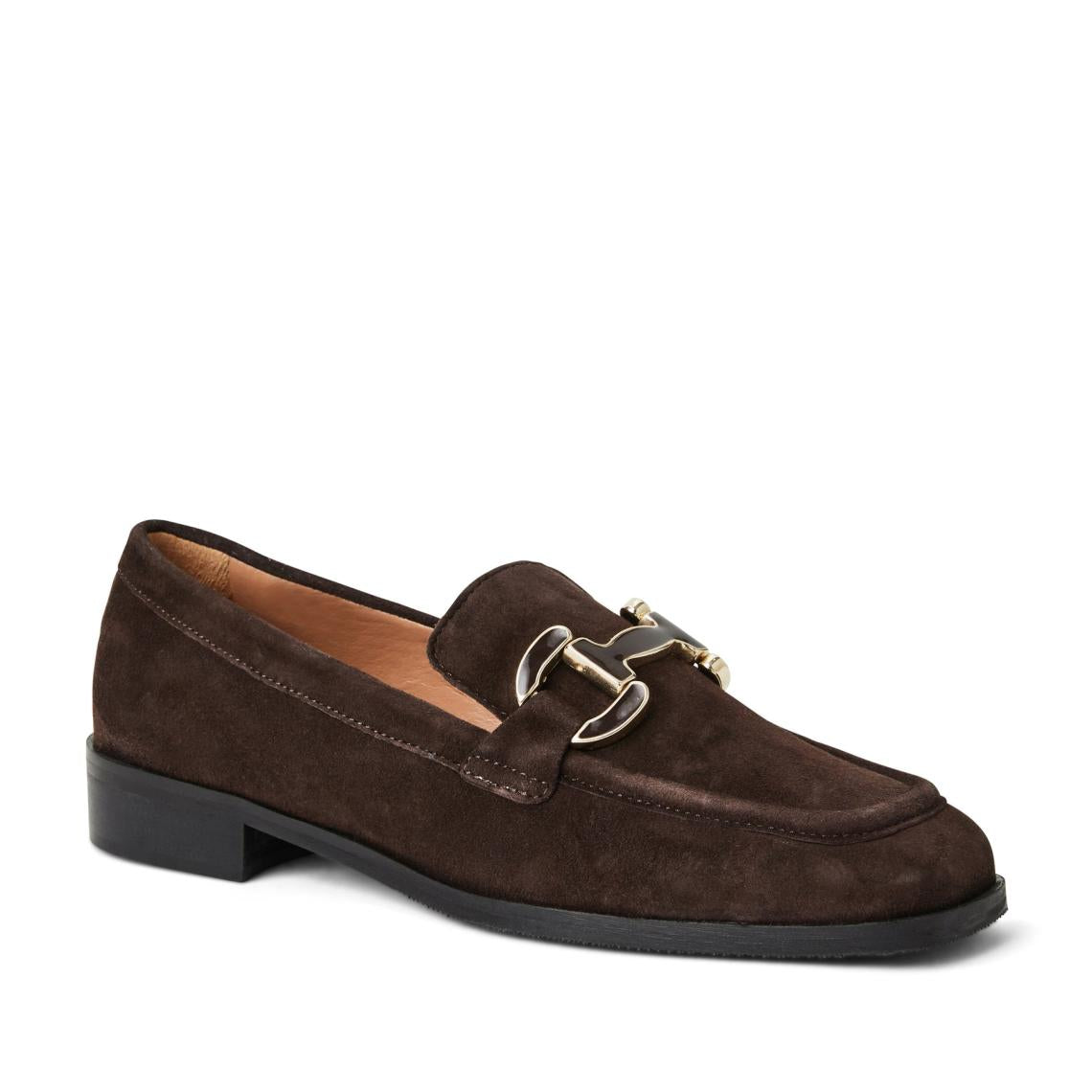 Bruno Magli Flats &amp; Loafers | Women Natalie Square Toe Loafer-Brown Suede