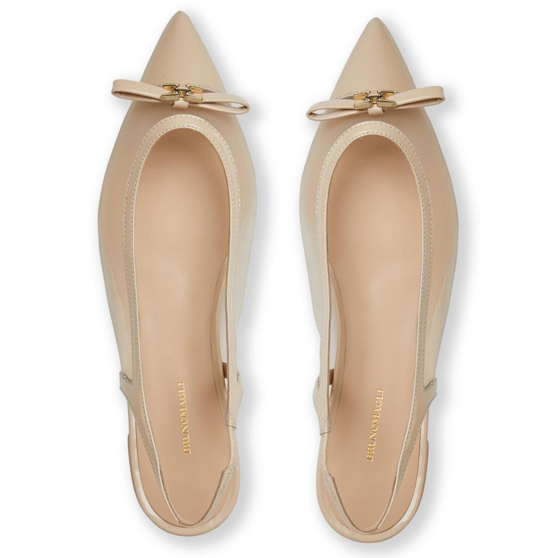 Bruno Magli Flats &amp; Loafers | Women PAMINA Slingback Flat SAND PATENT