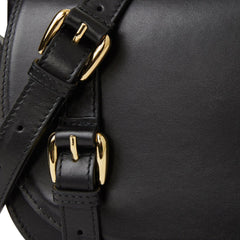 Bruno Magli Handbags | Women Camilla Equestrian Inspired Handbag Black Nappa Leather
