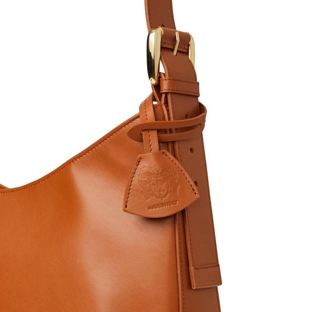 Bruno Magli Handbags | Women Cora Hobo Handbag Cognac Nappa Leather