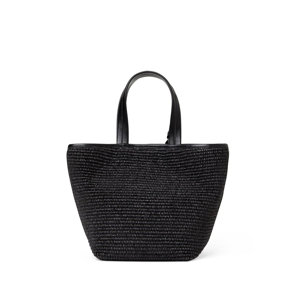 Bruno Magli Handbags | Women Tessa Mini Tote Black Raffia