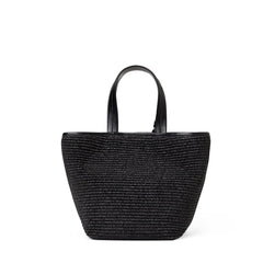 Bruno Magli Handbags | Women Tessa Mini Tote Black Raffia