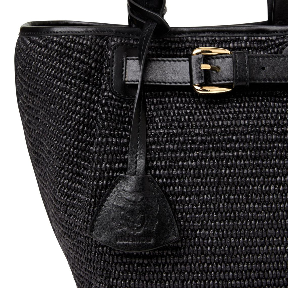 Bruno Magli Handbags | Women Tessa Mini Tote Black Raffia