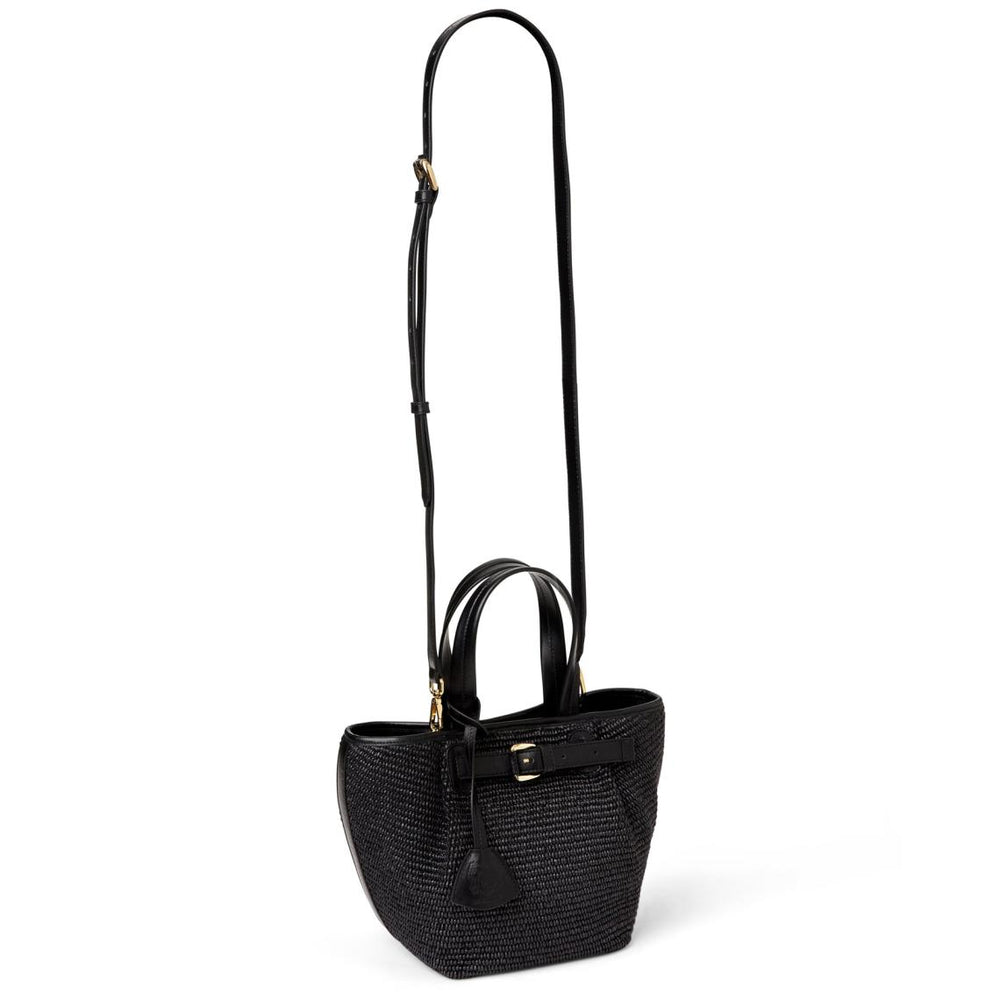 Bruno Magli Handbags | Women Tessa Mini Tote Black Raffia